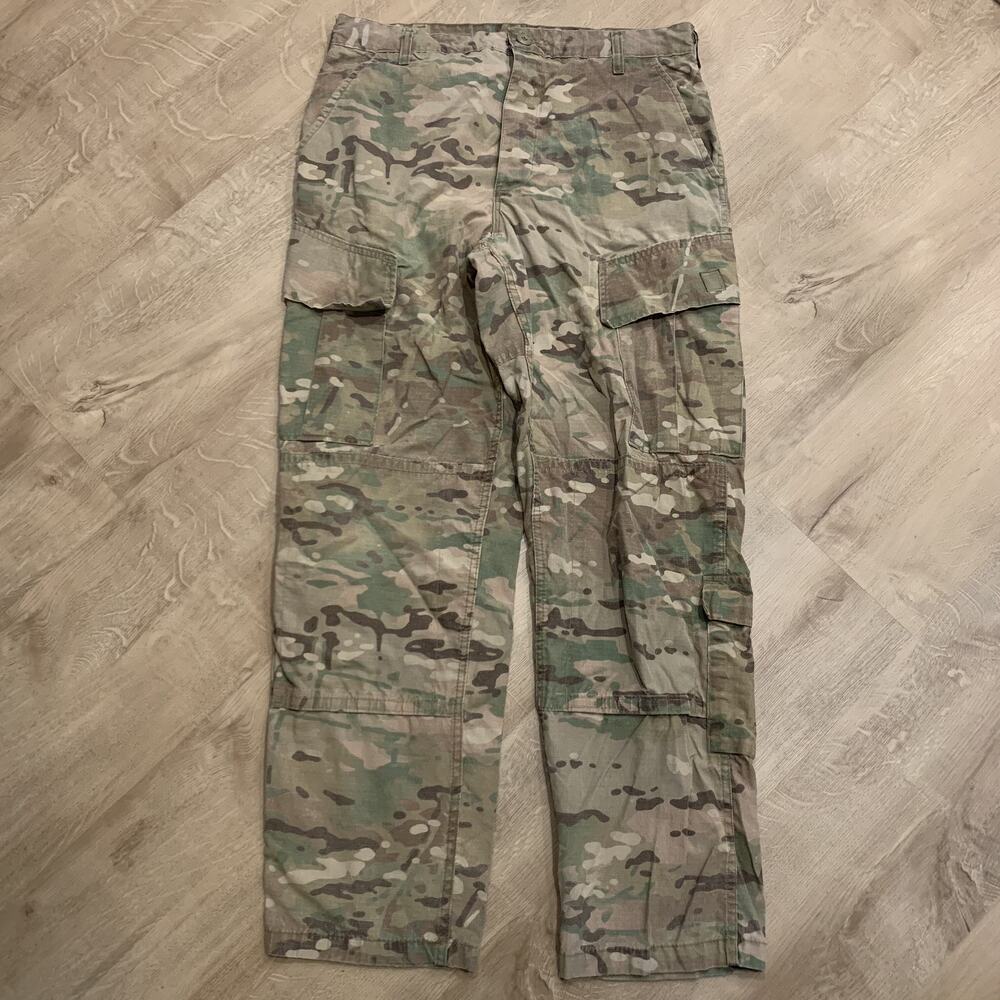 US Army Military Multicam Pants Men's Medium M Regular Camouflage Cargo Tactical